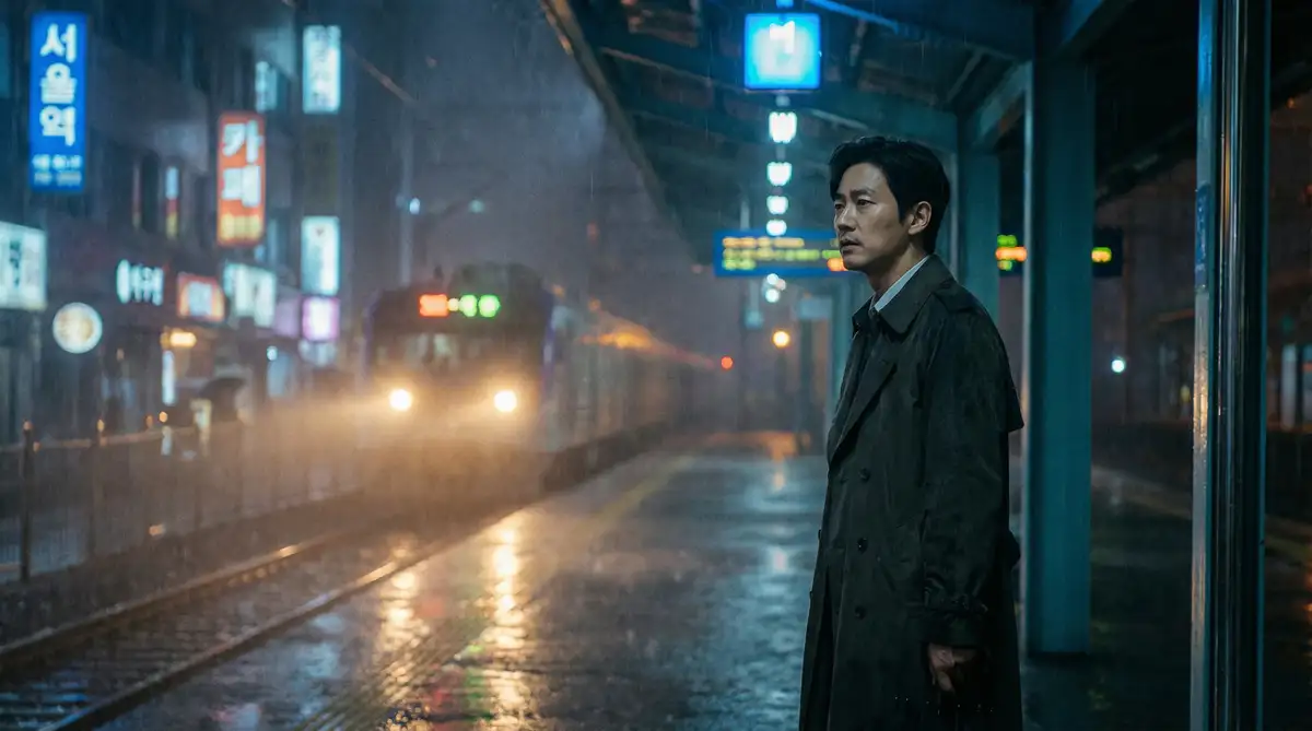 韩国伦理电影经典场景 - 雨夜车站，桥本环奈 馆藏影像